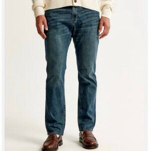 Abercrombie & Fitch Classic Taper Jeans Men’s 34x32 Blue Denim EUC